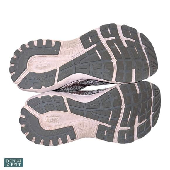 Brooks Adrenaline GTS 21 Oyster Alloy Lilac Running Shoes 8D Wide Women’s - Picture 9 of 10